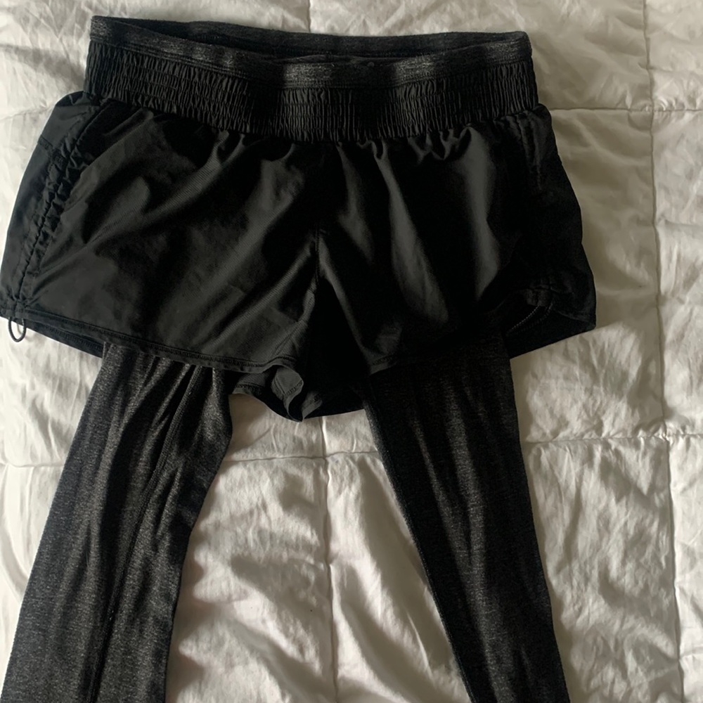 Athleta shorts with built in leggings. Size s.